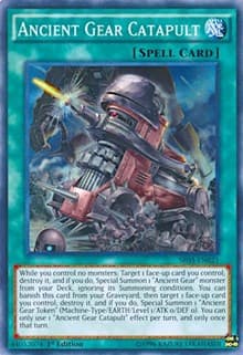 Ancient Gear Catapult - Structure Deck: Machine Reactor - YuGiOh card