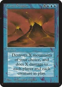 Volcanic Eruption - Alpha Edition - Magic: The Gathering card