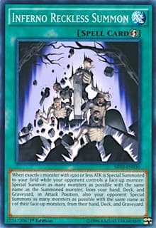 Inferno Reckless Summon - Structure Deck: Machine Reactor - YuGiOh card
