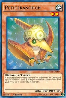 Petiteranodon - Structure Deck: Dinosmasher's Fury - YuGiOh card