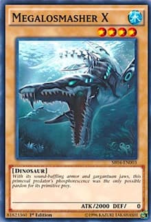 Megalosmasher X - Structure Deck: Dinosmasher's Fury - YuGiOh card