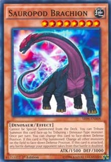 Sauropod Brachion - Structure Deck: Dinosmasher's Fury - YuGiOh card