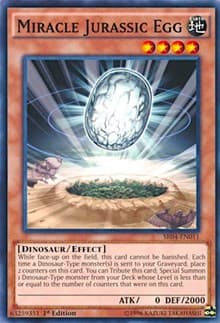Miracle Jurassic Egg - Structure Deck: Dinosmasher's Fury - YuGiOh card