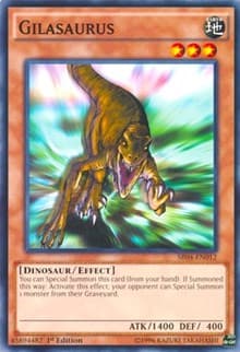 Gilasaurus - Structure Deck: Dinosmasher's Fury - YuGiOh card