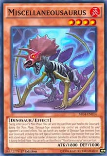 Miscellaneousaurus - Structure Deck: Dinosmasher's Fury - YuGiOh card