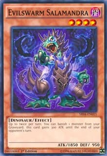 Evilswarm Salamandra - Structure Deck: Dinosmasher's Fury - YuGiOh card
