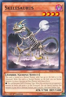 Skelesaurus - Structure Deck: Dinosmasher's Fury - YuGiOh card