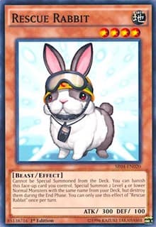 Rescue Rabbit - Structure Deck: Dinosmasher's Fury - YuGiOh card
