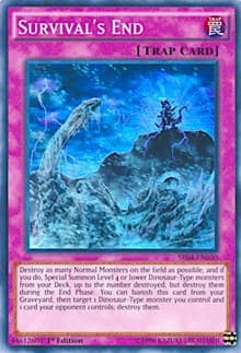 Survival's End - Structure Deck: Dinosmasher's Fury - YuGiOh card