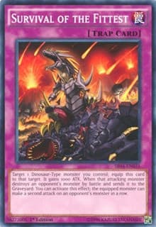 Survival of the Fittest - Structure Deck: Dinosmasher's Fury - YuGiOh card