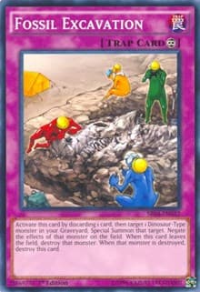 Fossil Excavation - Structure Deck: Dinosmasher's Fury - YuGiOh card