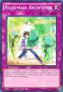 Nightmare Archfiends - Structure Deck: Dinosmasher's Fury - YuGiOh card