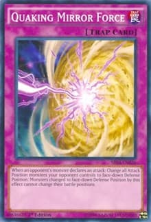 Quaking Mirror Force - Structure Deck: Dinosmasher's Fury - YuGiOh card