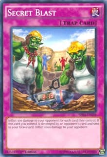 Secret Blast - Structure Deck: Dinosmasher's Fury - YuGiOh card