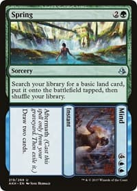Spring // Mind - Amonkhet - Magic: The Gathering card