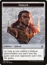 Emblem - Gideon of the Trials - Amonkhet - Magic: The Gathering card