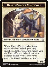 Heart-Piercer Manticore Token - Amonkhet - Magic: The Gathering card