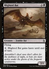 Blighted Bat - Amonkhet - Magic: The Gathering card