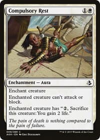 Compulsory Rest - Amonkhet - Magic: The Gathering card
