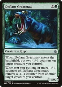 Defiant Greatmaw - Amonkhet - Magic: The Gathering card