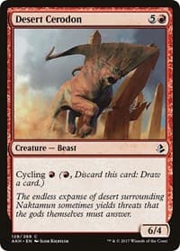 Desert Cerodon - Amonkhet - Magic: The Gathering card
