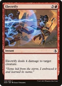 Electrify - Amonkhet - Magic: The Gathering card
