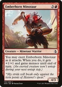 Emberhorn Minotaur - Amonkhet - Magic: The Gathering card