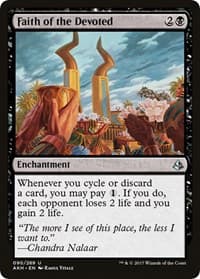 Faith of the Devoted - Amonkhet - Magic: The Gathering card