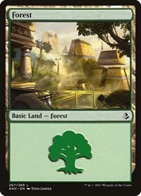 Forest (267) - Amonkhet - Magic: The Gathering card