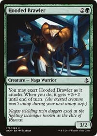 Hooded Brawler - Amonkhet - Magic: The Gathering card