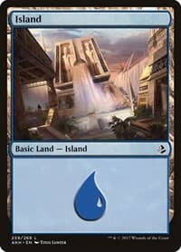Island (259) - Amonkhet - Magic: The Gathering card