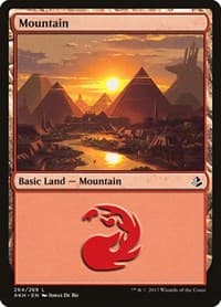 Mountain (264) - Amonkhet - Magic: The Gathering card