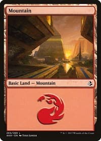 Mountain (265) - Amonkhet - Magic: The Gathering card