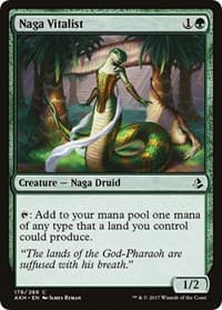 Naga Vitalist - Amonkhet - Magic: The Gathering card