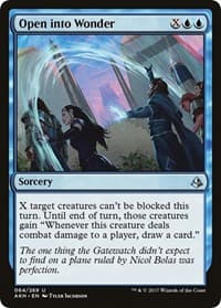 Open into Wonder - Amonkhet - Magic: The Gathering card