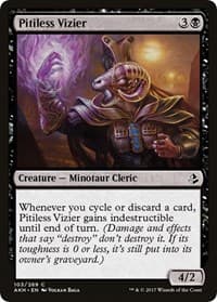 Pitiless Vizier - Amonkhet - Magic: The Gathering card