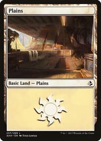 Plains (257) - Amonkhet - Magic: The Gathering card