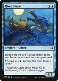 River Serpent - Amonkhet - Magic: The Gathering card