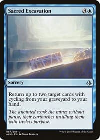 Sacred Excavation - Amonkhet - Magic: The Gathering card