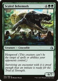 Scaled Behemoth - Amonkhet - Magic: The Gathering card