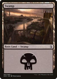 Swamp (263) - Amonkhet - Magic: The Gathering card