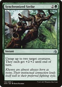 Synchronized Strike - Amonkhet - Magic: The Gathering card