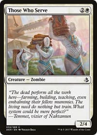 Those Who Serve - Amonkhet - Magic: The Gathering card