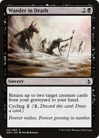 Wander in Death - Amonkhet - Magic: The Gathering card