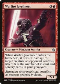Warfire Javelineer - Amonkhet - Magic: The Gathering card