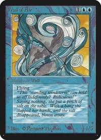 Wall of Air - Alpha Edition - Magic: The Gathering card