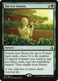 Harvest Season - Amonkhet - Magic: The Gathering card