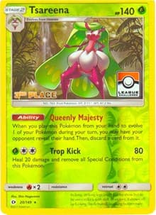 Tsareena - 20/149 (League Challenge) [3rd Place] - League & Championship Cards - Pokemon card