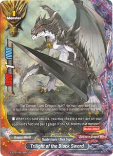 Trilight of the Black Sword - The Dark Lord's Rebirth! - Future Card BuddyFight card