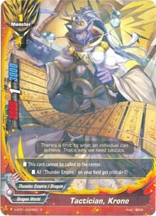 Tactician, Krone - The Dark Lord's Rebirth! - Future Card BuddyFight card